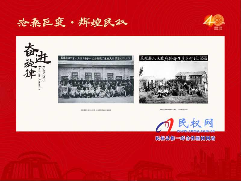 滄桑巨變?輝煌民權(quán) 民權(quán)縣慶祝改革開放40周年暨建縣90周年大型圖片展