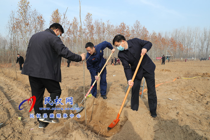 我縣組織開展冬季義務(wù)植樹活動