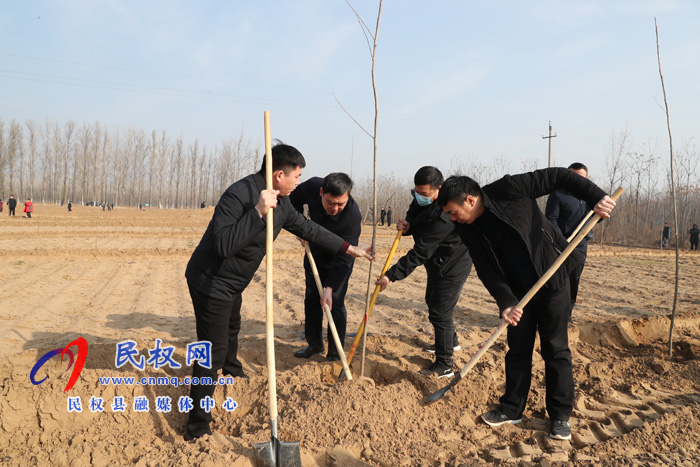 我縣組織開展冬季義務(wù)植樹活動