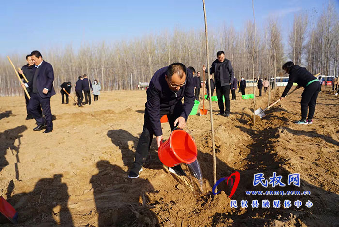 我縣組織開(kāi)展冬季義務(wù)植樹(shù)活動(dòng)