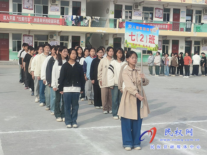 民權(quán)縣人和鎮(zhèn)高集學(xué)校開展“路隊展風(fēng)采、文明伴我行--最美路隊”評比活動