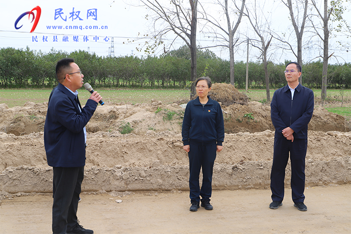 縣委書記王靜嫻調(diào)研市政項目建設(shè)工作